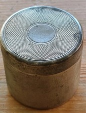 Zinn Dose mit Deckel Rund