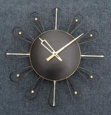 Alte sunburst wanduhr - alte, von