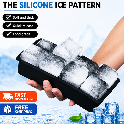 1pc silicone ice - tray, 8