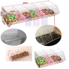 PICK N MIX SWEET ACRYLIC DISPENSER DISPLAY STACKING BIN HOLDER