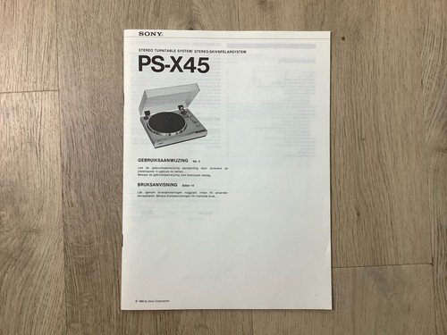 Sony x45 plattenspieler - sony,