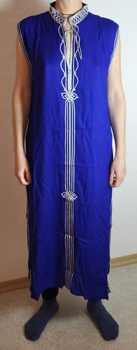 Blauer kaftan mit - kaftan, schöner
