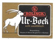 altes Bieretikett Brauerei