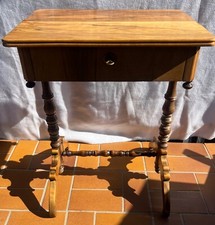 Biedermeier Nähtisch um 1850 • restauriert • Wurzelholz • Originalzustand