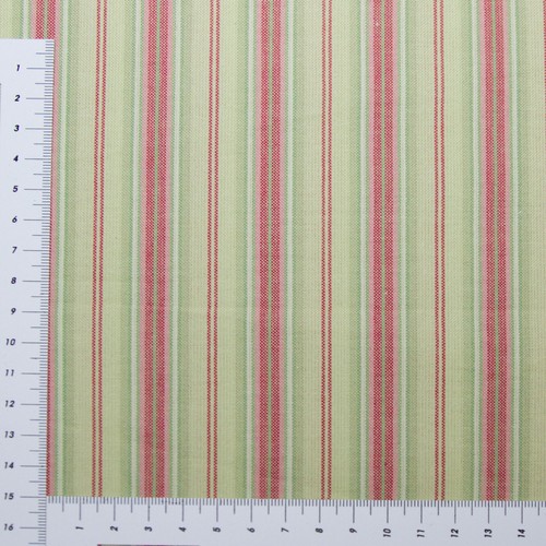 Patchwork grün rot - rot, breit