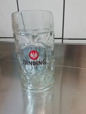  6 x   Binding Bier Krug  1l geeicht