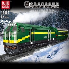 Mould King 12001 - RC NJ2 Diesellokomotive mit Motor und Schienen - Neu - 2086 