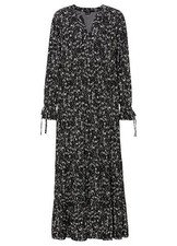 Boho-Maxi-Kleid Gr. 40 Schwarz