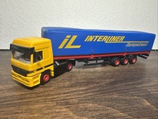 Siku LKW MB 1:50 Spedition Interliner, unbespieltes Vitrinen-Fahrzeug, ohne OVP