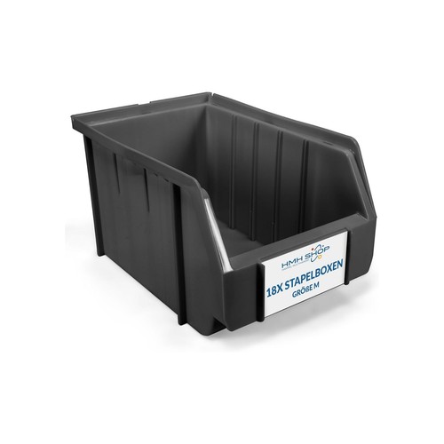 18x stapelbox aufbewahrungsbox - 18x,
