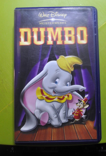 Vhs walt disney dumbo - , in