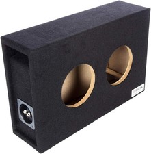 Atrend Dual 6,5 " Subwoofer Bassreflex Leergehäuse Flach, Shallow ATR65DVME