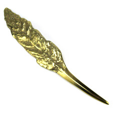 DESIGNER Messing Brieföffner