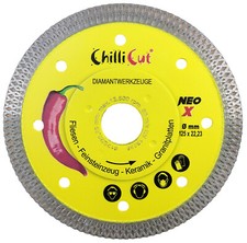 ChilliCut Diamanttrennscheibe Fliesen, Feinsteinzeug - NEO X. 125 - 350mm