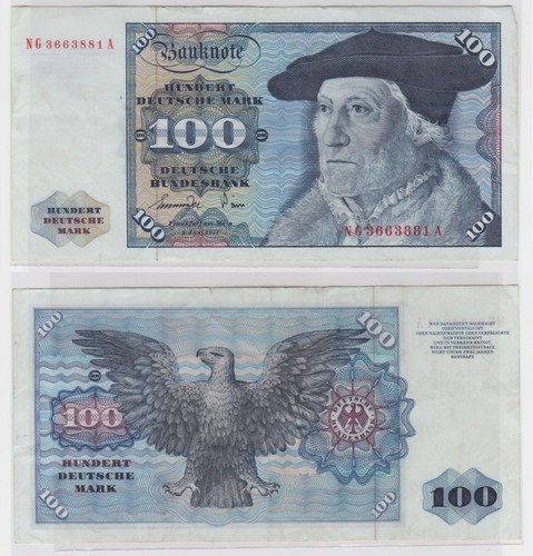 T146429 banknote 100 - 100, dm