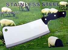 Edelstahl Hackbeil 850g / 39 cm  Küchenbeil Hackmesser Metzgerbeil Beil 