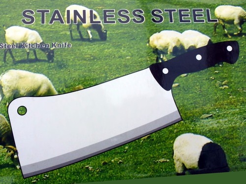 Edelstahl hackbeil 850g - edelstahl,