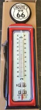 XL Blech Thermometer "Route