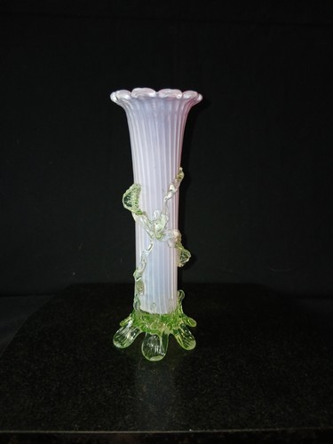 Jugendstil uranglas vase - vase, um