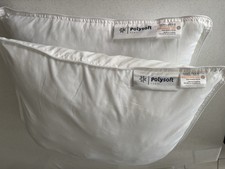 Polysoft Kissenfüllungen  2 Stück 50 X 50  cm Weiss
