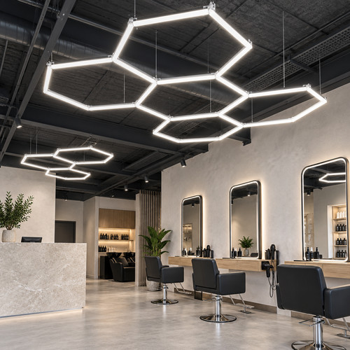 Hexagon led lampe - hexagon,