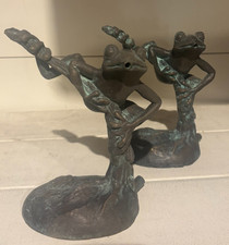 Wasserspeier Messing Frösche