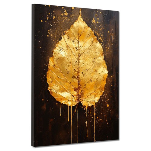 Abstrakt goldenes blatt - abstrakt,
