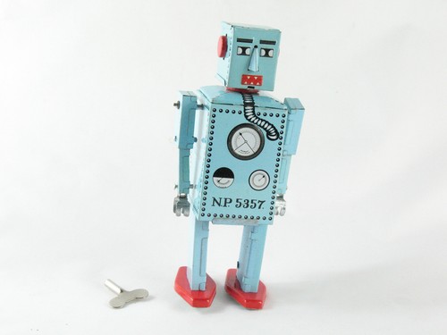 Blechspielzeug roboter - blechspielzeug,