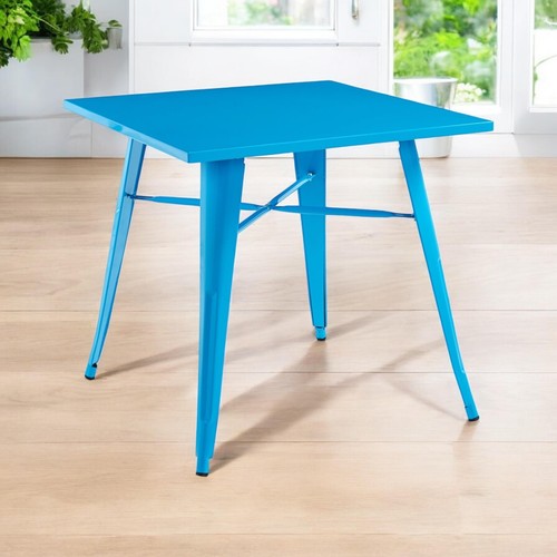 Blau metall bartisch - metall, set