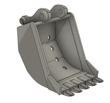 Tieflöffel Baggerschaufel DDR