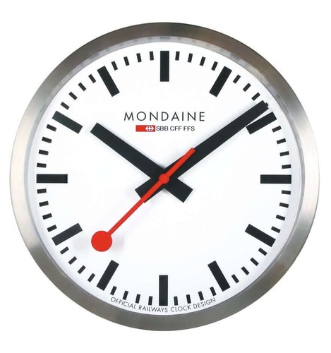 Mondaine wall clock - -wall,