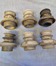 6 Große alte Isolatoren