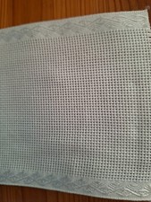 1m Aida-Stickband,weiß,  ca