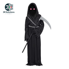 Kind Schwarz Rot Teufel Kette