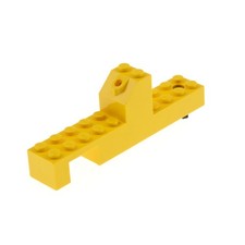 1x Lego Fahrgestell 11x2x3 gelb Lenkung End Stück schwarz Traktor Auto 873 870