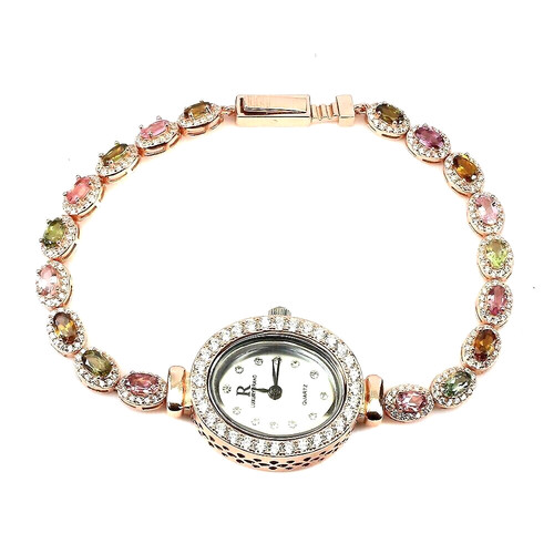 Silber uhr turmalin - uhr,