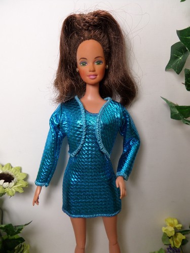 Kleid mit bolero türkis - mit,