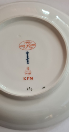 Kpm berlin rex untertasse - kpm,