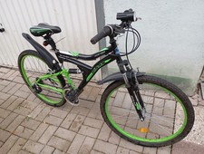 26 Zoll Fahrrad 21-Gang Grün Herren und Jungen