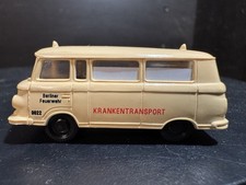 1:87 Plasticart Modelle Barkas  B 1000 H0 Krankentransport Berliner Feuerwehr