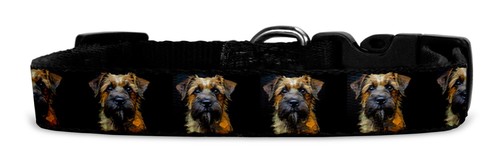 Hundehalsband aus textil mit - hundehalsband,