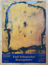 Emil Schumacher Plakat Signiert  Restrospektive Hamburg 1998