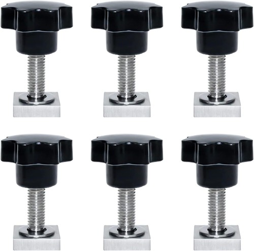 Nut adapter set edelstahl - t-nut,