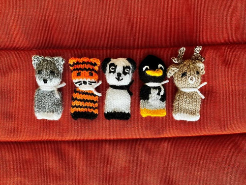 Gestrickte tiere - tiere, 5x