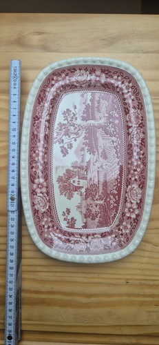 Rusticana rot platte - rusticana, eckig
