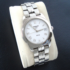 TISSOT 1853 PR50 Armbanduhr 36 mm Datum neue Batterie Herren Uhr J376/476K