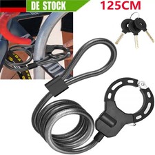 E Scooter Schloss, 120CM Schloss Für E Scooter, Handschellenschloss Mit Schlüsse