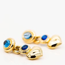 Earrings drop earrings 750/18k