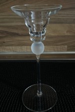 Sehr schöner Kerzenleuchter  Kerzenständer aus Glas Milchglas mix