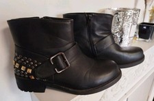 Rainbow ? Damen Stiefeletten ? innen angeraut ? Nieten ? Gr. 38